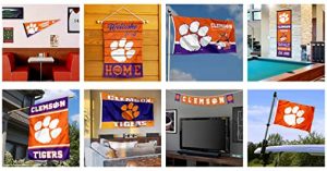 Clemson banners Flags